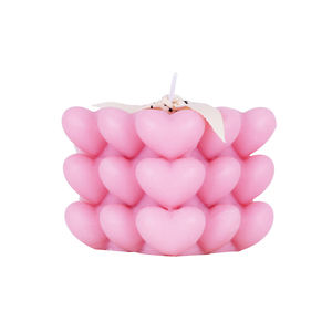 Florescence - Vela Aromática en Forma de Corazón con <span class=keywords><strong>Cubo</strong></span> de <span class=keywords><strong>Rubik</strong></span>, Colores Personalizables, Venta al por Mayor, Regalo Pequeño para Bodas y Festividades - Product Image 6