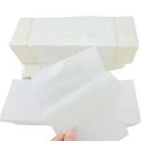 Étiquette en papier thermique pour balance électronique, résistante à l'eau et aux solvants, découpée à la forme, -50°C à 90°C, adhésif acrylique FDA, code-barres