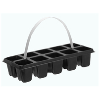 Accessoire pour système hydroponique, plateau de semis en plastique PP, plateau de pépinière multi-cellules pour la culture hors sol, propagation des plantes