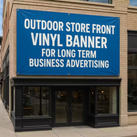 Bannière publicitaire en vinyle, enseigne extérieure, bannière imprimée promotionnelle, bannière flexible 3x5 pieds, bannière personnalisée en couleur pour entreprise