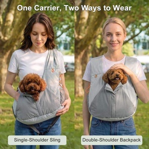 Draagbare, waterdichte en ademende reistas voor kleine honden, geschikt voor buitenwandelingen. - Product Image 2