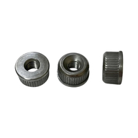 Bouchons de tube, écrous d'insertion, embouts ronds en fer pour tuyaux en bambou, écrous M6M8M10 1/4-20 5/16-18 3/8-16, raccords à filetage interne pour meubles