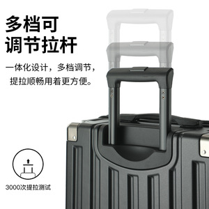 Maleta con Ruedas Silenciosas de 20 Pulgadas, Equipaje de Viaje Ligero para Uso Profesional y de Ocio, con Ruedas Giratorias y Diseño de Color Sólido - Product Image 5