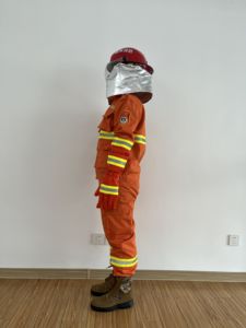 消防服ヘルメット手袋とブーツオレンジの森の保護服緊急レスキュー - Product Image 6