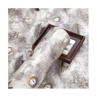 Papier peint vinyle floral moderne, pelable et adhésif, revêtement mural en PVC, imperméable, résistant à l'humidité, décor lisse pour cuisine, salon