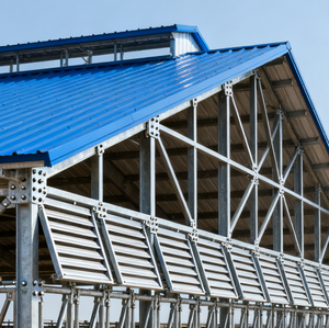 Prix d'usine, structure légère préfabriquée en acier au carbone ASTM A36, construction, soudage, pliage, découpe, entrepôt, atelier - Product Image 6