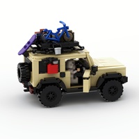 Blocs de construction en plastique MOC compatibles avec le modèle de super voiture de course 127321, briques de jouets cadeaux