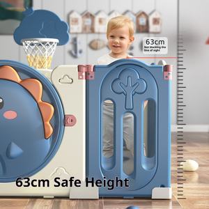 Tappetino in plastica moderna per gioco per bambini con recinzione di sicurezza per uso interno - Product Image 3