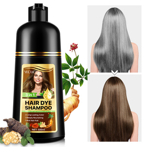 YECUCE Reduce Graying 500ml Champú Tinte para el Cabello Color Café Oscuro con Jengibre, Champú Anticaída 3 en 1 - Product Image 4