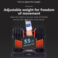 Ensemble d'haltères hexagonales en fonte durables et confortables, réglables de 4 à 25 kg, 50 kg, poignée antidérapante, fitness complet, musculation
