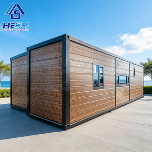 Casa Contenedor Moderna HESHi de 40 Pies, Prefabricada, Expandible, Casa Móvil, Diseño Rectangular - Product Image 1