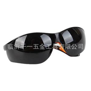 Linyi Qianyi Hardware Tools Co Ltd 168 Lunettes de protection pour soudage électrique, résistantes aux chocs, monture transparente, pont nasal orange - Product Image 2