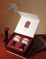Bougie parfumée artisanale de luxe en cire de soja, en forme de fleur, en verre, parfum premium, longue durée, cadeau de mariage