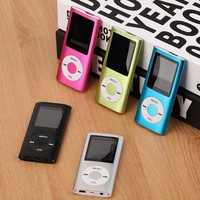 Lecteur MP4 1,8 pouces avec emplacement pour carte TF 32G/64GB, enregistrement B-T, radio FM, images, vidéo, musique, lecteur MP3/4 pour l'étude