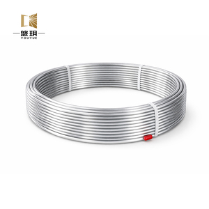 Bobina de <span class=keywords><strong>Aluminio</strong></span> para Aire Acondicionado Soft State 1050 1060 1100, Perfil en T Anodizado Plateado, Tubo Extruido, Decoraciones para Condensador - Product Image 2