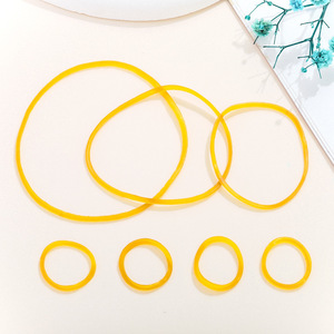 Yellow Rubber Bands Small Size For DIY Jewelry Accessories Office Use Durable Elastic Supply Craft Supplies - Product Image 5