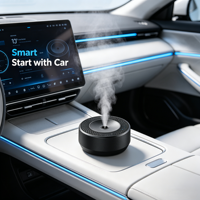 Diffuseur d'arômes pour voiture de grande capacité 25 ml, rechargeable, type C, machine à parfum électrique pour voiture avec batterie