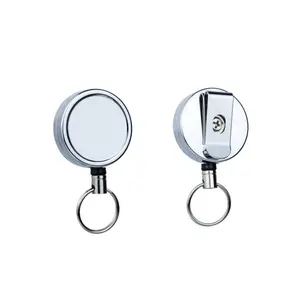 keychain metal retractable, keychain metal retractable Suppliers and  Manufacturers at