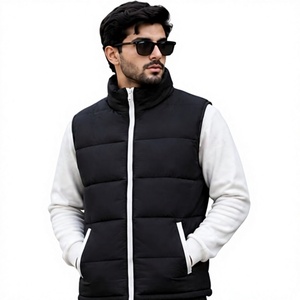 Gilet d'hiver matelassé unisexe, veste sans manches légère et chaude, veste décontractée pour l'extérieur - Product Image 1