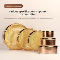 Boîte de rangement en acrylique de haute qualité pour compléments alimentaires, étui d'emballage premium pour fruits de mer séchés et arrangements de cadeaux nutritionnels à base de plantes