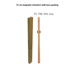 Calzador Magnético de Madera de Haya con Mango Largo de 30/50/75 CM, Flexible, Portátil, Suave y de Lujo, Ayuda para Ponerse Zapatos - Product Image 6