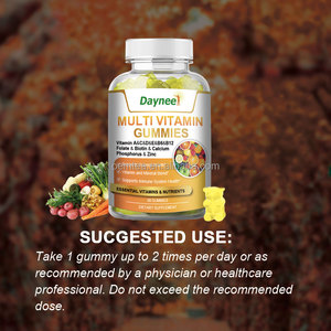 En stock Aliments santé Gommes multivitamines Ours Vitamine C A D <span class=keywords><strong>E</strong></span> B6 <span class=keywords><strong>B12</strong></span> zn Gommes multi-vitamines - Product Image 2