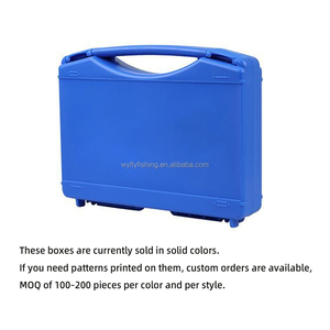 Boîte à mouches en plastique - Boîte de rangement pour matériel de pêche pour streamer, minnow, crab fly - Product Image 6