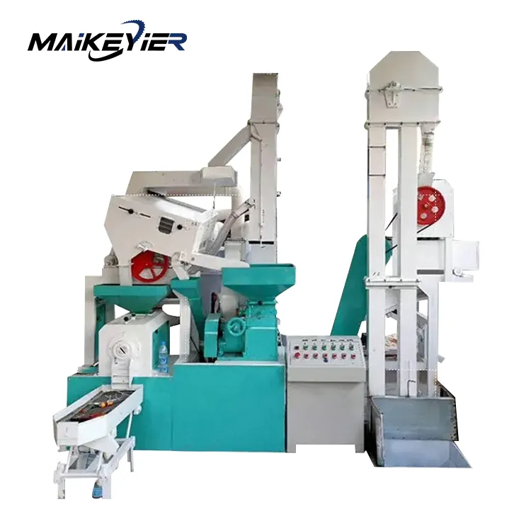 Commercial Rice Milling Machine 20 Tons Modern Large Scale Grain Processing Machinery Huller Sheller Rice Milling Machine