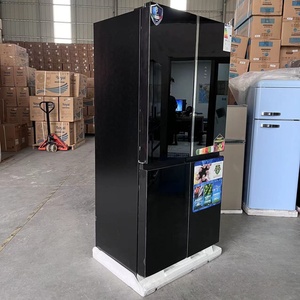 Ventes directes du fabricant <span class=keywords><strong>réfrigérateur</strong></span> refroidi par air à miroir noir à quatre portes croisées 481L litre - Product Image 2