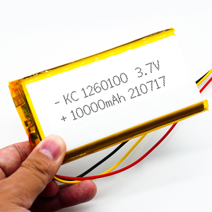 High Discharge Rechargeable <strong>Lipo</strong> <strong>Battery</strong> 1260110 3.7v <strong>10000mAh</strong> Polymer <strong>Battery</strong> for Power Bank - Product Image 4