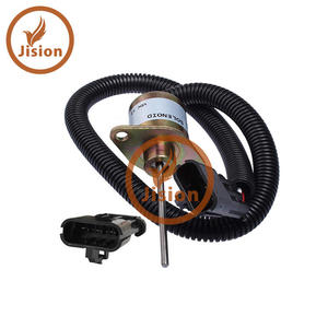 Válvula solenoide de corte de combustible para maquinaria de construcción, solenoide de parada 25-38019-05Z - Product Image 1