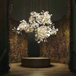 Роскошная большая длинная Керамическая люстра для вестибюля отеля - Product Image 5