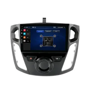 Fabrika doğrudan satış dokunmatik ekran araba radyo dahili araç navigasyon Android 11 büyük ekran araç DVD oynatıcı oynatıcı Ford Focus için