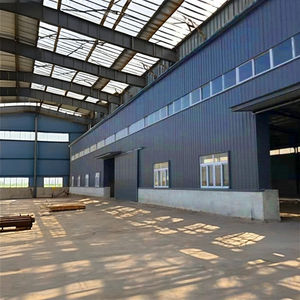 Edificios <span class=keywords><strong>de</strong></span> Estructura <span class=keywords><strong>de</strong></span> Acero, Almacenes, Plantas, Gallineros, Tamaño y Color Personalizados, Ventilación, Panel Sándwich - Product Image 6