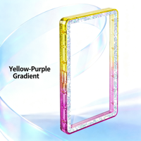 Pour PSA & CGC 35PT, Étui de protection magnétique en acrylique, Étui pour cartes gradées anti-chute avec paillettes dégradées