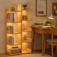 Meuble de rangement et étagère murale simple sur pied pour salon et bureau