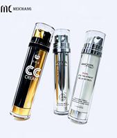 Flacon de sérum sans air à double compartiment 12,5+12,5 ml 15+15 ml 25+25 ml, double pompe, dosage 0,25 ml, emballage pour soins de la peau