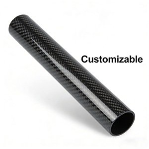 Tubes en aluminium recouverts de fibre de carbone, finition brillante ou mate, tissage sergé ou uni, SHENYU OD30mm ID25mm, légers, usinés CNC - Product Image 5