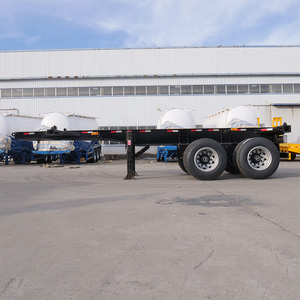 <span class=keywords><strong>Remorque</strong></span> squelette porte-conteneurs neuve, extensible, robuste, avec suspension pneumatique ABS à verrouillage par torsion, 8 pneus, 2 essieux, 40 tonnes, pour l'Afrique - Product Image 1