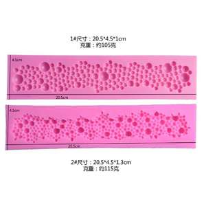 قالب سيليكون لتزيين الكيك بتصميم ثلاثي الأبعاد على شكل حبات اللؤلؤ، متوفر بالجملة - Product Image 3