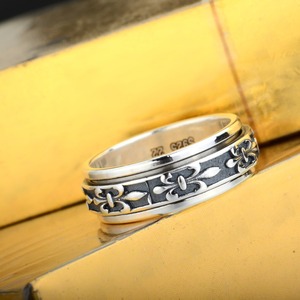 <span class=keywords><strong>YFN</strong></span> Haute Qualité 925 Bijoux En Argent Sterling Large Largeur Biker Hommes Anneau Rotatif - Product Image 6