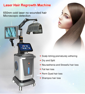 Máquina Profesional de Alta Frecuencia de 650nm para el Crecimiento del Cabello, Equipo de Masaje Capilar para la Regeneración del Cabello - Product Image 5