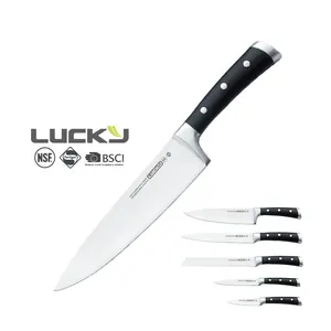 Nuevo diseño profesional, acero inoxidable, 5 pulgadas, cuchillo de Chef forjado para Cocina