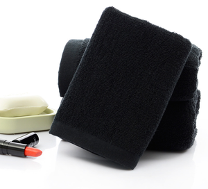 <span class=keywords><strong>Set</strong></span> di <span class=keywords><strong>Asciugamani</strong></span> in Cotone Nero per Hotel 5 Stelle/ Palestra/ Salone di Bellezza/ Parrucchiere - Product Image 6