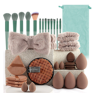 Brocha de maquillaje Juego completo de 22 piezas Cross-Border Venta caliente Principiante Conveniente Asequible Herramientas de belleza exquisitas y duraderas - Product Image 3