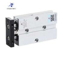 Cilindro Neumático XINGCHEN Serie TDA de Doble Pistón y Doble Acción, Sin Rotación, para Automatización de Alta Precisión