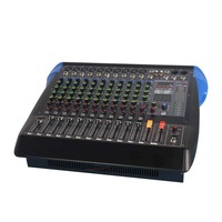 Console de mixage audio 12 canaux stéréo avec 99 effets DSP, interface Bluetooth USB, 350W, en métal, pour performance scénique active et karaoké
