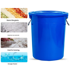 Grote Plastic Food Grade 5gal 100l Wateremmer Industriële Verdikte Commerciële Kantine Keukendeksel Buiten - Product Image 2