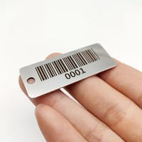 Etiquetas Metálicas Colgantes Personalizadas de Acero Inoxidable y Aluminio, Grabadas con Láser, Códigos QR, Códigos de Barras, Etiquetas de Ubicación