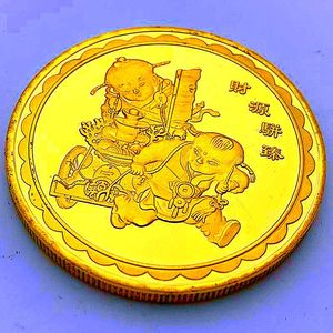 Moneda Conmemorativa de los Caballeros Templarios del Reino de <span class=keywords><strong>Marruecos</strong></span>, Chapada en Oro, Obra de Arte Coleccionable para la Colección de la Cruz de Cristo, Recuerdo - Product Image 1